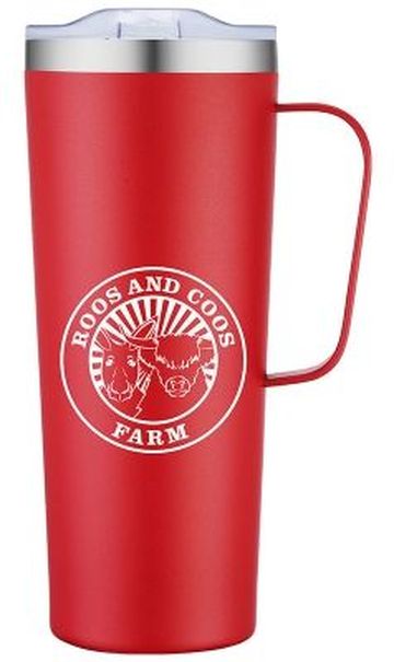 Monster Mug 28 Oz. Stainless Steel Double Wall Tumbler - 3.43" W x 8.54" H